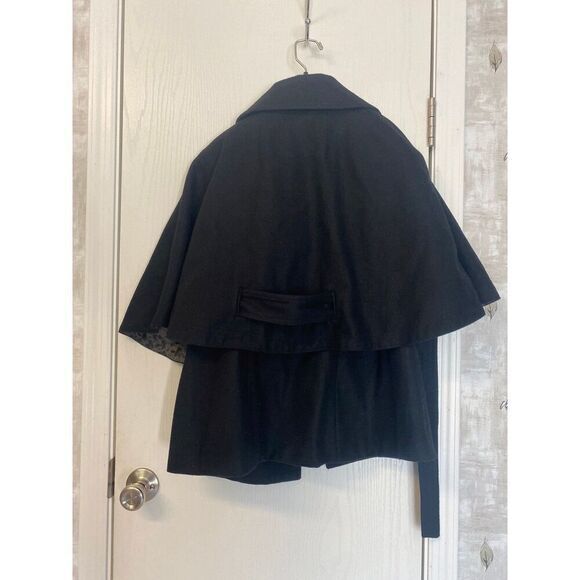 Andrew Marc Bat wing Cape Coat - Picture 2 of 5